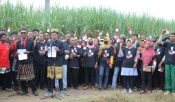 Dorong Kedaulatan Pangan, Petebu Pendukung Ganjar Gandeng Petani di Lampung Tengah - JPNN.com