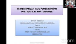 Webinar MIPI, Prof Sadu Wasistiono: Ilmu Pemerintahan Harus Tetap Eksis - JPNN.com