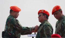 Prabowo: Saya Akan Jaga Kehormatan Korps Baret Jingga Kopasgat TNI AU - JPNN.com