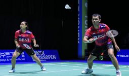 Rinov Rivaldy Cedera, Ganda Campuran Indonesia di Swiss Open 2023 Rontok - JPNN.com