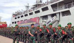 Panglima TNI Melepas Keberangkatan Satgas Pamtas RI-PNG ke Papua - JPNN.com