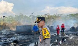 Gudang BBM Solar Oplosan di Muara Enim Meledak, Pemiliknya Ternyata - JPNN.com