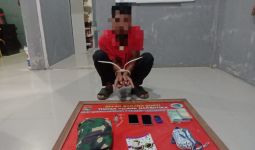 Seorang Pengedar Narkoba di Lombok Tengah Ditangkap, BB Jaket Loreng - JPNN.com