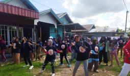 Sukarelawan Ganjar Ajak Warga Kapuas Budayakan Hidup Sehat Melalui Senam Bareng - JPNN.com