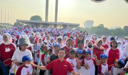 Peringati Hardiknas, Greebel Ajak 6.000 Anak TK Senam Bareng - JPNN.com