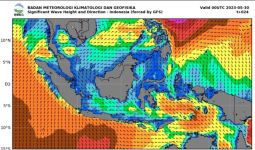 BMKG Prediksi Gelombang Tinggi Berpotensi Terjadi di Beberapa Wilayah Perairan Indonesia - JPNN.com