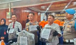 Polresta Padang Menggagalkan Peredaran 14 Kg Ganja, 3 Pelaku Ditangkap - JPNN.com