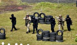 Satuan Bravo 90 Kopasgat TNI AU dan Pasukan Khusus Militer AS Latihan Bersama di Pekanbaru Riau - JPNN.com