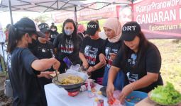 Sukarelawan Buruh Pendukung Ganjar Gelar Lomba Masak & Senam Ceria Bareng Pekerja di Tegal Raya - JPNN.com
