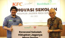 KFC Salurkan Donasi Rp 415 Juta untuk Renovasi Sekolah Dasar di Banjarwangi - JPNN.com
