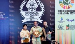 Komitmen Membangun Kualitas Hidup Masyarakat, Indra Karya Raih NCSR Award 2023 - JPNN.com