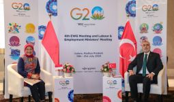 Kabar Baik dari Menaker Ida Usai Bertemu Menteri Tenaga Kerja dan Jamsos Turki di India - JPNN.com