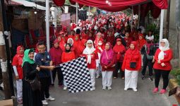 Relawan Sintawati Gelar Jalan Sehat dan Tebus Murah Sembako di Jaksel - JPNN.com