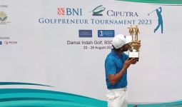 Yuvraj Singh Sandhu Juara Turnamen BNI Ciputra Golfpreneur 2023 - JPNN.com