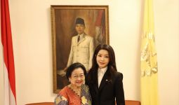 Saat Bu Mega Sambut Ibu Negara Korsel di Istana Batutulis Bogor - JPNN.com