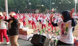 Terus Sosialisasikan Ganjar di Jabar, KawanJuangGP Gelar Jalan Sehat & Senam Massal - JPNN.com
