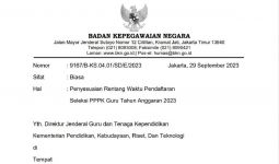 6 Poin Surat BKN: Pendaftaran PPPK Guru 2023 Diperpanjang, Sesuai Harapan Honorer - JPNN.com