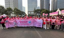 100 Survivor Kanker Payudara Ikuti 'Ayo Sadari Setelah Menstruasi Fun Walk' - JPNN.com