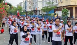 Brando Susanto Gelar Senam Sicita, Ribuan Warga Jakarta Utara Padati Kompleks Ruko Ancol - JPNN.com