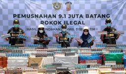 Bea Cukai Musnahkan Jutaan Batang Rokok Ilegal di Jatim, Tuh Lihat Barang Buktinya! - JPNN.com
