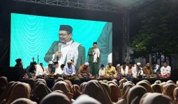 KawanJuang GP Bersilaturahmi ke Ponpes di Depok, Ganjar - Mahfud Didoakan Jadi Presiden & Wapres - JPNN.com
