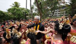 Gegap Gempita, 190 Penari Menyambut Ganjar saat ke Bali - JPNN.com