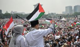 Aksi Bela Palestina, Anies Pimpin Seruan Free Palestine! Occupation No More! - JPNN.com