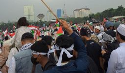Hadiri Aksi Damai di Monas, Dubes Palestina Sampaikan Terima Kasih kepada Rakyat Indonesia - JPNN.com
