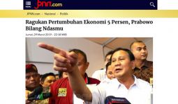 Prabowo Pernah Ucapkan 'Ndasmu' untuk Klaim Presiden Jokowi soal Pertumbuhan Ekonomi - JPNN.com