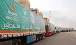 BAZNAS dan Mishr Al-Kheir Kirim Bantuan 16 Truk Kontainer untuk Palestina - JPNN.com