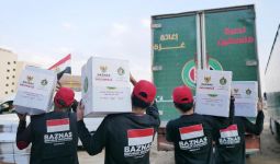 BAZNAS Kembali Kirim Tiga Truk Bantuan Kemanusiaan untuk Palestina - JPNN.com