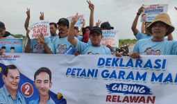 Gandeng Relawan Gaspoll Bro, Petani Garam Madura Totalitas Dukung Prabowo-Gibran - JPNN.com
