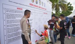 Ratusan Pemuda di Pekanbaru Deklarasi Antibalap Liar, Begini Sikapnya - JPNN.com