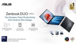 ASUS Zenbook DUO, Laptop Dual-Screen OLED Terbaik di Dunia - JPNN.com