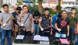 Mau Tawuran, 5 Pemuda Kelompok Berandalan Bermotor Ditangkap Polisi - JPNN.com