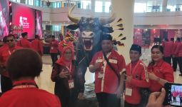 Patung Banteng Tertancap Anak Panah di Lokasi Rakernas V PDIP Menarik Perhatian - JPNN.com