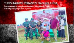 Brigjen Antoninho: Turis Mancanegara Saksikan Pengibaran Bendera Merah Putih di Bukit Paralayang Ruhatu - JPNN.com