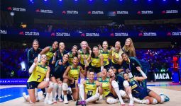 Pukul Belanda, Wanita-Wanita Brasil Pimpin Klasemen VNL 2024 - JPNN.com