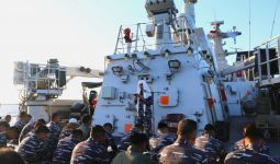 Personel Satgas MTF KONGA XXVIII-O/UNIFIL Menggemakan Takbir di Laut Mediterania - JPNN.com