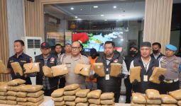 Polisi Gagalkan Peredaran 77 Kilogram Ganja di Jakarta Utara - JPNN.com