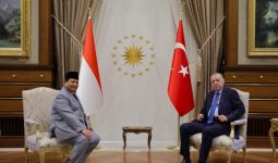 Temui Presiden Erdogan, Menhan Prabowo Bahas Kerja Sama Pertahanan RI - Turki - JPNN.com