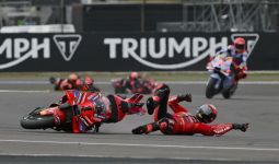 Live Streaming Race MotoGP Inggris & Klasemen Pembalap: Masa, Pecco Jatuh Lagi? - JPNN.com