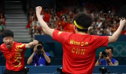 Goat Tenis Meja Ma Long Bantu China Rebut Medali Emas Olimpiade Paris 2024 - JPNN.com