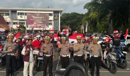 2.110 Warga Riau Meriahkan HUT ke-79 RI dengan Pawai Safety Riding Merah Putih - JPNN.com