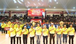 Begini Kemeriahan Pembukaan Turnamen Voli Kapolri Cup 2024 Zona I - JPNN.com