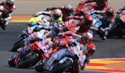 Hasil Sprint MotoGP Aragon: Marquez Juara, Bersejarah, Heboh - JPNN.com