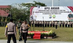 Perdana di Indonesia, Polres Siak Gelar Apel Akbar Bhabinkamtibmas & Babinsa Jelang Pilkada - JPNN.com