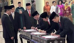 Nico Afinta Resmi Jabat Sekretaris Jenderal Kemenkumham - JPNN.com