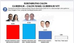 Survei Voxpol: Elektabilitas Emanuel Mekiades Laka Lena-Johanis Asadoma Moncer - JPNN.com