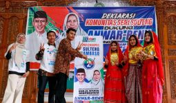 Komunitas Seni Sulteng Gabung Berani Gaspoll Siap Memenangkan Anwar-Reny - JPNN.com